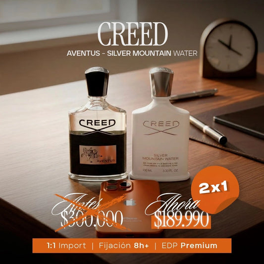 Duo Creed: Aventus & Silver Mountain | 1.1 EDP IMPORT
